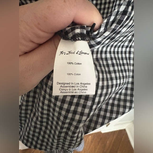 For Love & Lemons Gingham Ruffle Jumpsuit | Retro Romance One-Piece | Size Small - Picture 10 of 11